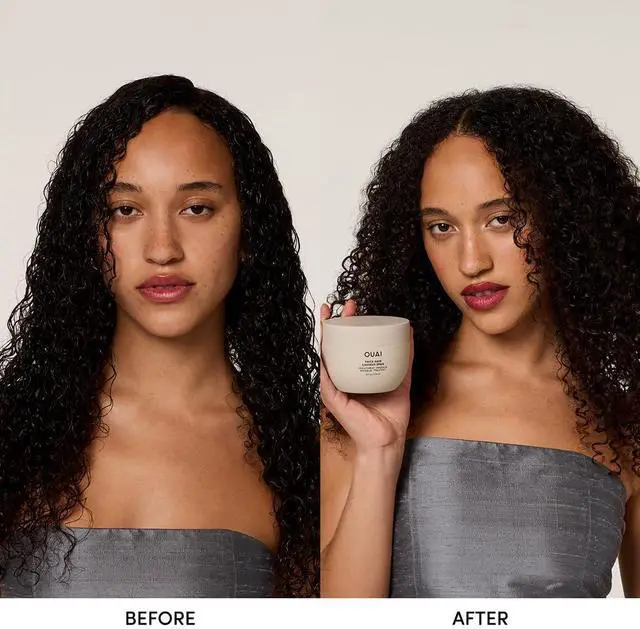 Alt view image 2 of 7 - Thick Hair Mask - Deep Conditioning Hair Mask with Almond Oil, Olive Oil, & Hydrolyzed Keratin to Restore Damaged Strands - Phthalate & Paraben Free (8 fl oz)