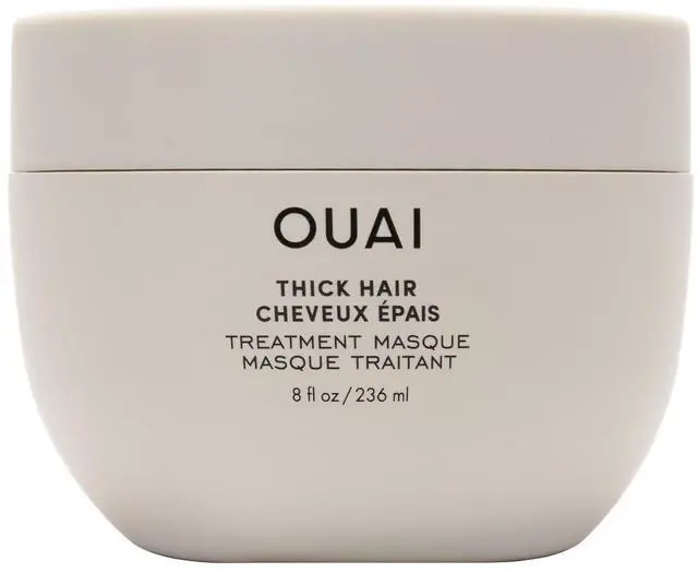 Main image of Thick Hair Mask - Deep Conditioning Hair Mask with Almond Oil, Olive Oil, & Hydrolyzed Keratin to Restore Damaged Strands - Phthalate & Paraben Free (8 fl oz)