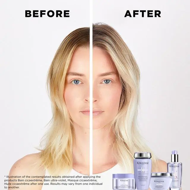 Alt view image 3 of 7 - Blond Absolu Cicaextreme Conditioning Hair Mask For Weak & Sensitized Hair Post-Bleaching - Repairs and Nourishes Damaged and Split Ends With Hyaluronic Acid & Edelweiss Flower, 6.8 Fl Oz