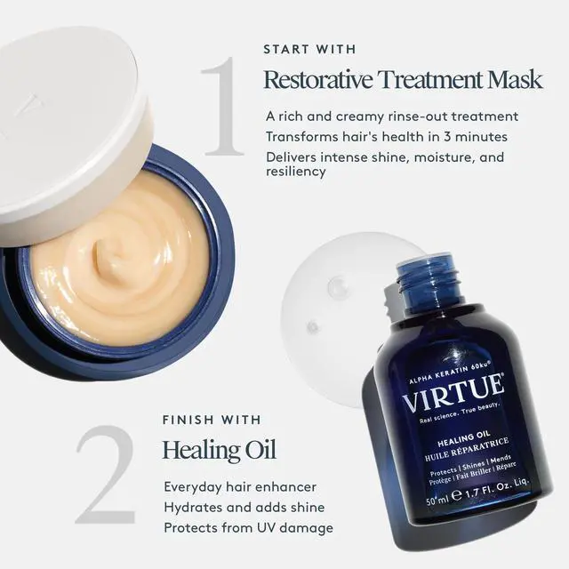 Alt view image 4 of 7 - Restorative Hair Mask Treatment for Damaged Hair with Keratin and Baobab Seed Oil, Safe for All Hair Types, Color Safe