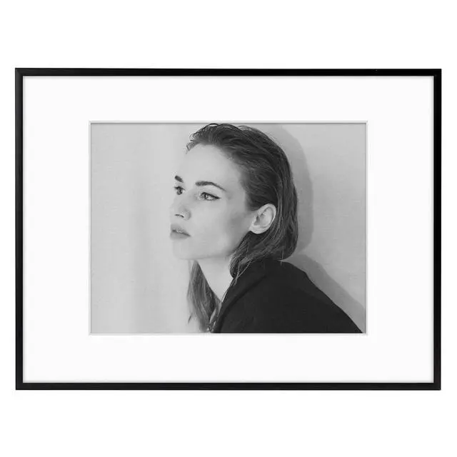 Alt view image 5 of 7 - 12x16 Aluminum Picture Frame - with Mat for 8.5x11 Photo or Without Mat for 12 x 16 Photo - Real Glass Cover - Simple and Elegant Decor for Wall Mounting - 1 Pack - Black