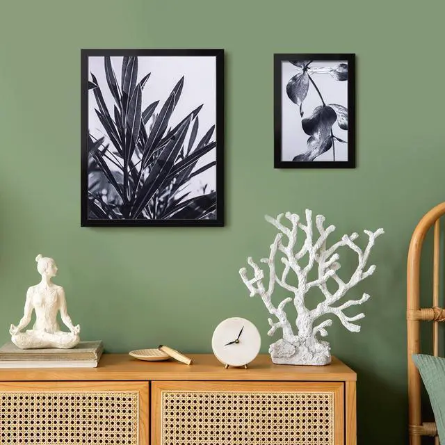 Alt view image 5 of 7 - 11x14 Picture Frame for Wall Display, 11x14 Black Picture Frame with Shatter Resistant Plexiglass, Stable and Sturdy 11 x 14 Poster Frame for Wall Display, Handpicked Gift Collection, 1 Pack