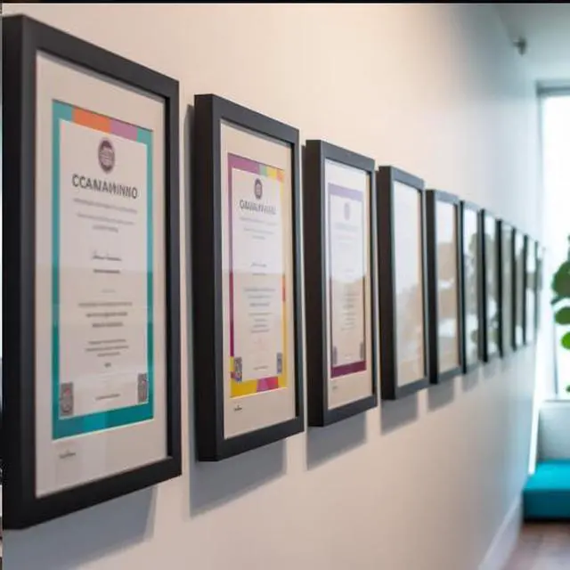 Alt view image 7 of 7 - 8.5x11 Picture Frames Set of 3, Shatter-Resistant Glass Display Certificate or Pictures 8.5 by 11,To Wall and Tabletop Mounting, black.