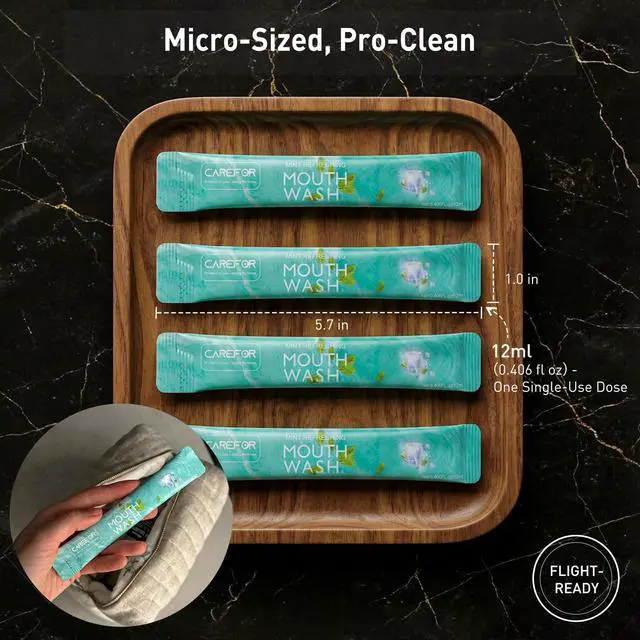 Alt view image 6 of 7 - Travel Size Portable Alcohol & Fluoride Free Mini Bulk 30 Packets