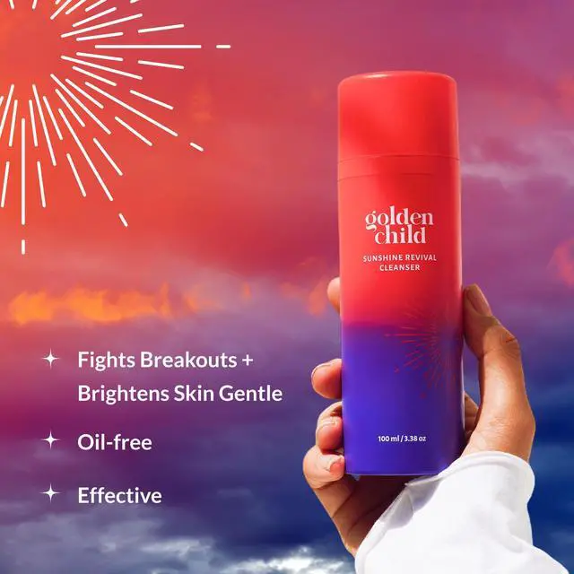 Alt view image 5 of 7 - Sunshine Revival Cleanser | Daily Cleanser for Sensitive Skin & combination Skin | Deep Cleans & Fights Breakouts | 100 ml / 3.38 oz