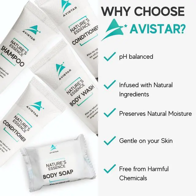 Alt view image 6 of 7 - 90 Piece Hotel Soap & Bulk Toiletries - Travel Essentials for BnB Hosts & Guests - Hotel Shampoo & Conditioner Supplies for Guests, Hotel Toiletries Bulk Set, Mini Bulk Travel Size Toiletries