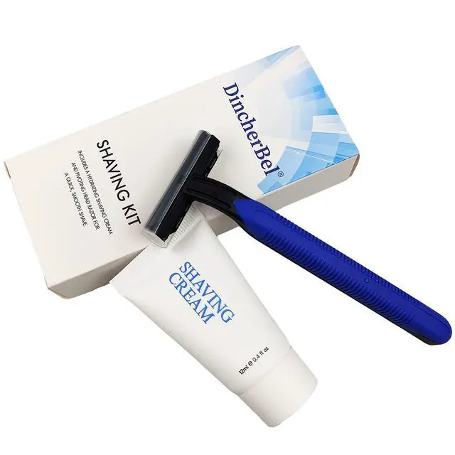 Alt view image 3 of 6 - Shave Kit in Bulk, Smooth Shave Disposable Razor and Cream(12g), Individually Wrapped Toiletries Amenities for Hotel, Airbnb, Homeless, Shelter, Camping and Travel (50 Pack)