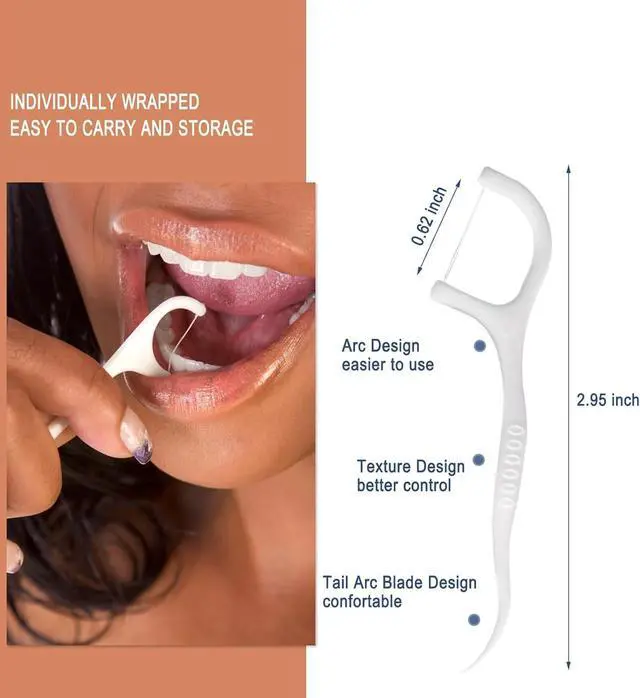 Alt view image 5 of 6 - 100pcs Disposable Toothbrushes with Toothpaste Floss, 2 Colors