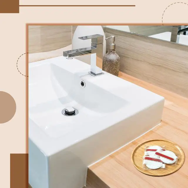 Alt view image 3 of 7 - 100 Set Hotel Vanity Kit Individually Wrapped Hotel Amenities Disposable Travel Size Hospitality Supplies, Include Cotton Pads, Cotton Swabs, Nail File for Motels Makeup Toiletry Shelter