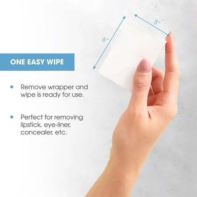 Alt view image 5 of 7 - Makeup Remover Wipes, Alcohol Free Facial Cleansing with Vitamin E, Case of 50 Face Wipes