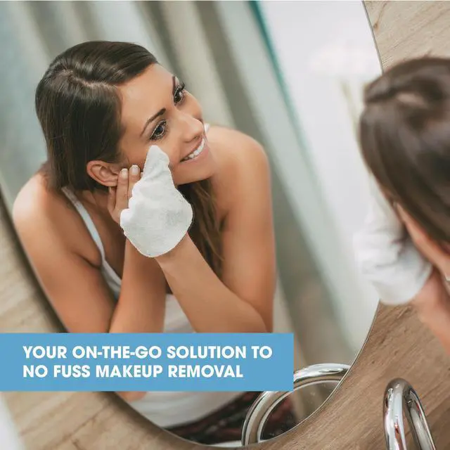 Alt view image 7 of 7 - Makeup Remover Wipes, Alcohol Free Facial Cleansing with Vitamin E, Case of 50 Face Wipes
