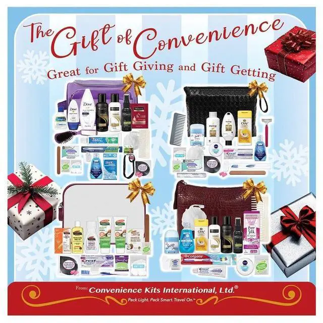 Alt view image 5 of 6 - Women's Deluxe 10 Piece Kit with Travel Size TSA Compliant Essentials Featuring: Pantene Hair Products in Reusable Toiletry Zippered Bag