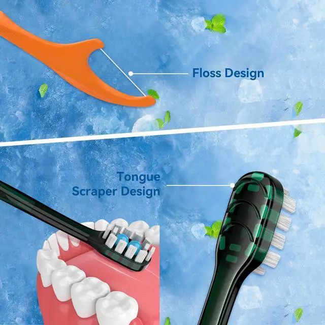Alt view image 4 of 7 - 12Pack Disposable Toothbrushes with Toothpaste + Pick + Floss + Tongue Scraper 5-in-1 Mini Prepasted Travel Toothbrush for Hotel Camping Flight Car Single Use Portable Individually Wrapped | Mint