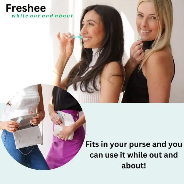Alt view image 6 of 7 - Bead Disposable Toothbrushes with Toothpaste 5 in 1 Mini Toothbrush with Floss, Pick, Tongue Scraper | No Water Needed | Individually Wrapped Prepasted Travel Toothbrush | Extra Mint