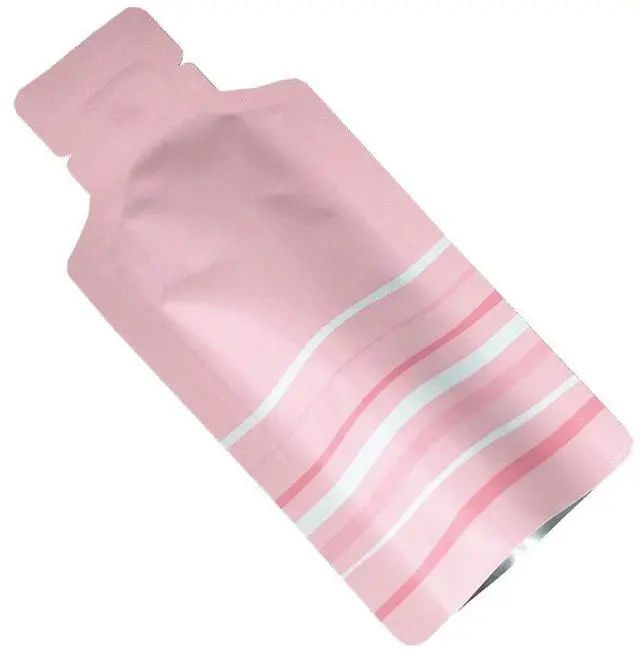 Alt view image 2 of 7 - Disposable Mylar Bags Powder Sample Pouch Pink 1.97x4.33 inch 100 Pcs