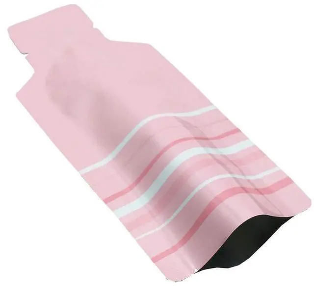 Main image of Disposable Mylar Bags Powder Sample Pouch Pink 1.97x4.33 inch 100 Pcs