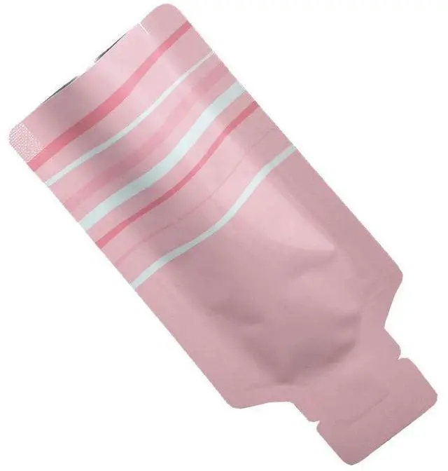 Alt view image 3 of 7 - Disposable Mylar Bags Powder Sample Pouch Pink 1.97x4.33 inch 100 Pcs