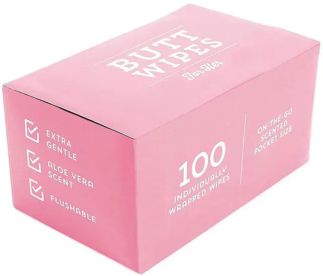 Alt view image 6 of 7 - Wet Travel Wipes - Individually Wrapped Packets for On-the-Go - Flushable Wipes for Adults - Aloe Vera Scented Travel Toiletries & Purse Essentials - 100 Count, Pink