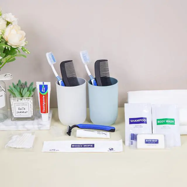 Alt view image 4 of 7 - Basic Toiletry Kits, Individually Packed, Personal Hygiene Bulk Homeless Care Package Supplies, Travel Size for Men Women Charity, Disposable Toothbrushes With Toothpaste Set