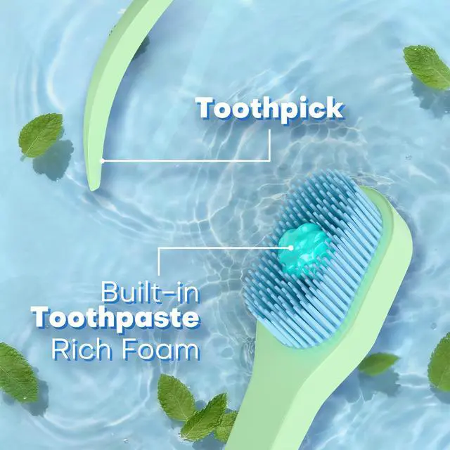 Alt view image 7 of 7 - Disposable Toothbrush with Pre-pasted Toothpaste | Travel Size Toiletries