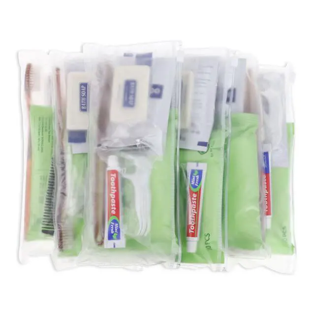 Alt view image 7 of 7 - Pack of 50 Travel Size Toiletries Kit Individually Packed,Personal Hygiene Kit for for Men, Women & Charity - Disposable Homeless Care Package Supplies Bulk