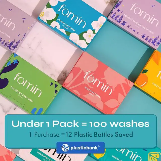 Alt view image 6 of 7 - Paper Soap Sheets for Hand Washing - (300 Sheets) Orange, Tea Tree, Lavender Portable Travel Soap Sheets, Dissolvable Camping Mini Soap, Portable Hand Soap Sheet