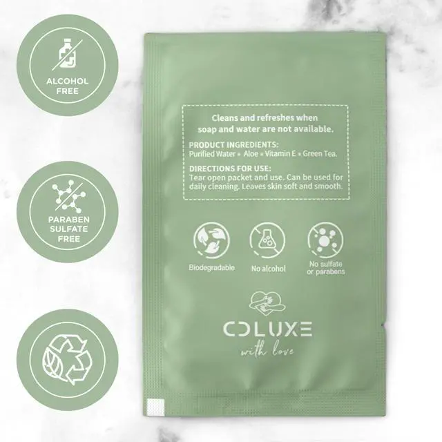 Alt view image 6 of 7 - Fresh One (Body, Face, or Toilet) - Personal Cleansing | All Natural & Flushable, Sensitive Skin, Deodorizing, Hand Wipes, Moisturizing, Individually Wrapped on-the-go Singles (25)