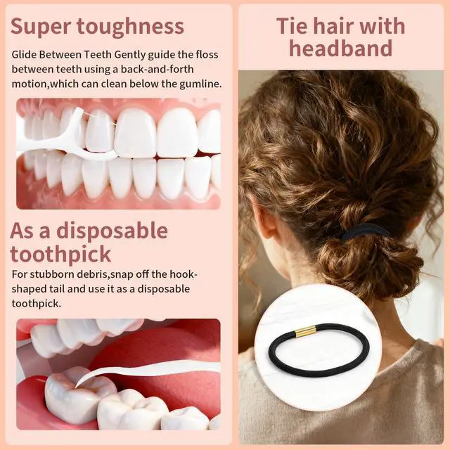 Alt view image 4 of 7 - Bulk Hotel Vanity Kit Individually Wrapped Vanity Kit Travel,Hotel Hospitality Supplies,Hygiene Products Include Disposable Cotton Pads,Cotton Swabs,Hair Tie,Nail File,Dental Floss50