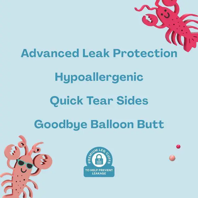 Alt view image 7 of 7 - Premium Swim Diapers I Affordable and Eco-Friendly Disposable Swim Dipes for Babies and Kids I Size Medium