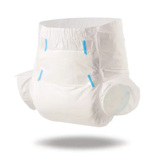 Alt view image 3 of 7 - Adult Diaper 10 Pieces - ABDry New White Diapers (Medium 28"-38")