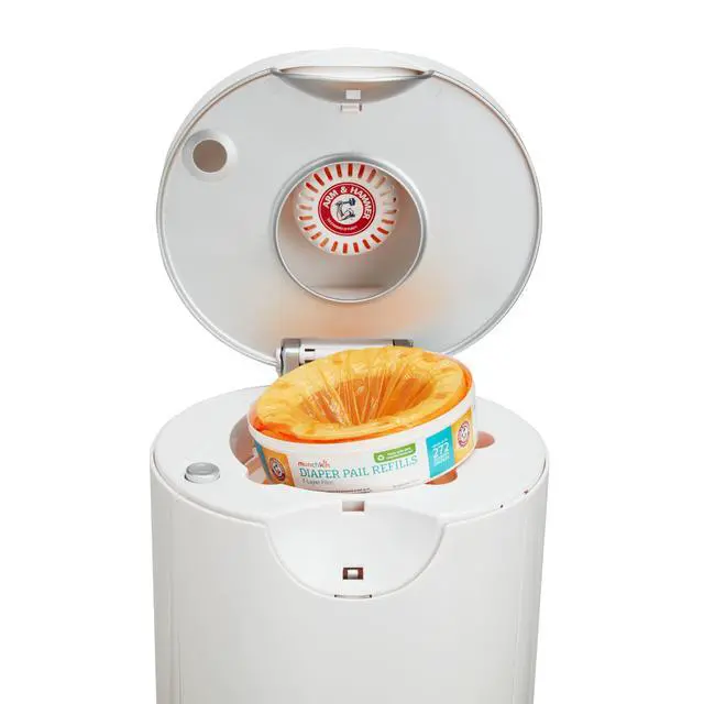 Alt view image 3 of 7 - Arm and Hammer Diaper Pail Refills, 8 Pack, Lavender Scented, Holds 2176 Newborn Diapers