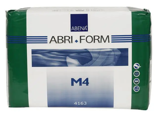 Alt view image 2 of 4 - Abri-Form Comfort Plastic-Backed Briefs, Level 4, (Medium To Large Sizes) Medium, 14 Count