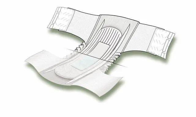 Alt view image 5 of 5 - FitRight Extended Wear Stretch Briefs, Overnight Adult Diapers with Tabs, Size 2 (Bag of 20)