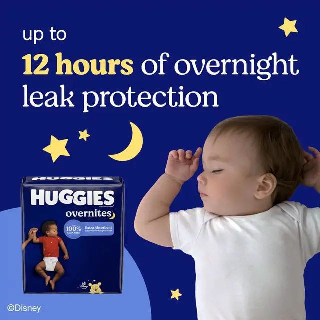 Alt view image 7 of 7 - Overnites Size 6 Overnight Diapers (35+ lbs), 42 Ct, Packaging May Vary