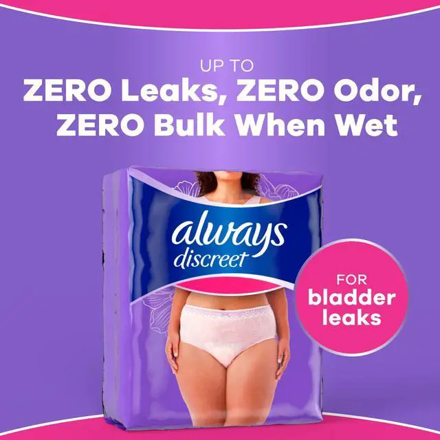 Alt view image 3 of 7 - Adult Diapers for Women, Incontinence Underwear, Postpartum Essentials, Disposable Briefs, Max Absorbency, Bladder Leak Protection, Large, 28ct