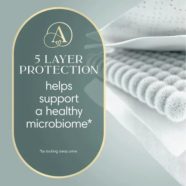 Alt view image 5 of 7 - Amore, Size 3 (13-26 lbs), 116 Count, Our Best Diaper Hypoallergenic & Fragrance Free, Up to 100% Leakproof, Soft as Cashmere