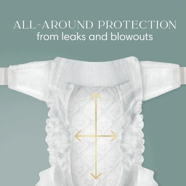 Alt view image 7 of 7 - Amore, Size 3 (13-26 lbs), 116 Count, Our Best Diaper Hypoallergenic & Fragrance Free, Up to 100% Leakproof, Soft as Cashmere