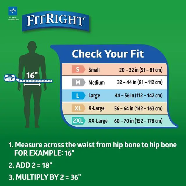Alt view image 4 of 5 - Ultra Adult Diapers, Disposable Incontinence Briefs, Leak-Proof Diaper, Absorbent Briefs for Men and Women, Maximum Protection, 2XL, 60 70 in, 20 Briefs per Bag