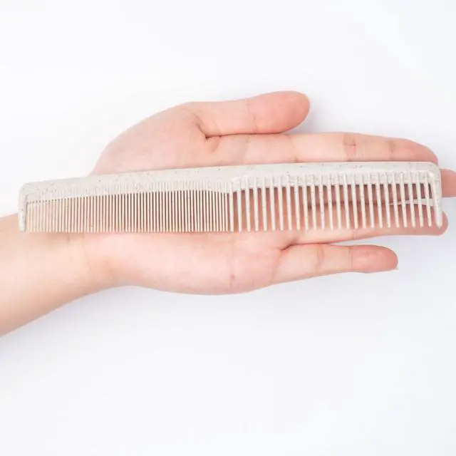 Alt view image 3 of 7 - Hair Combs Bulk, Disposable Wheat Straw Combs Individually Wrapped Combs for Hotel, Travel, Airbnb, Charity, Church, Homeless (Pack of 100)