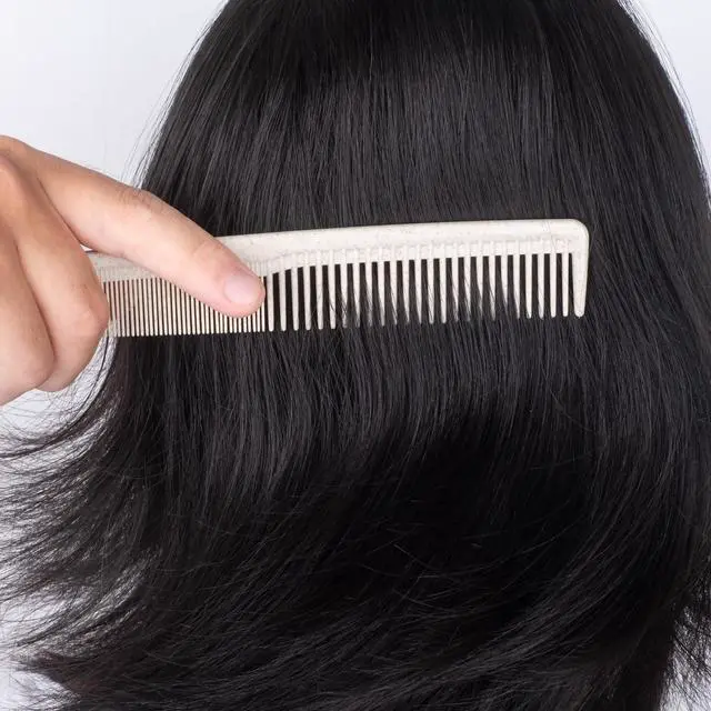 Alt view image 4 of 7 - Hair Combs Bulk, Disposable Wheat Straw Combs Individually Wrapped Combs for Hotel, Travel, Airbnb, Charity, Church, Homeless (Pack of 100)