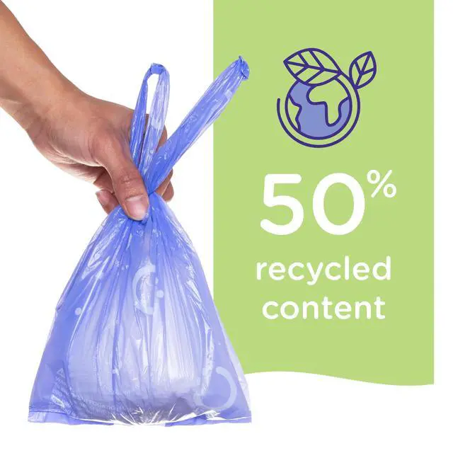 Alt view image 2 of 5 - Disposable Diaper Sacks, Lavender Scented, Easy-To-Tie Tabs, Diaper Disposal or Pet Waste Bags, 200 Count