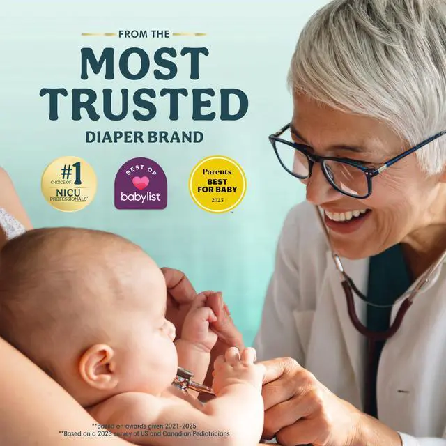 Alt view image 5 of 7 - Swaddlers Diapers, Size 3 (13-26 lbs), 136 Count, Fragrance Free, Hypoallergenic, Absorbent, Pediatrician Recommended, Skin Safe
