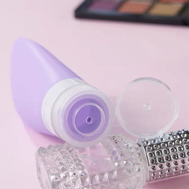 Alt view image 2 of 7 - Travel Bottles for Toiletries, TSA Approved 3oz Travel Size Toiletries, Leak Proof Travel Containers for Toiletries, BPA Free Refillable Airplane Essentials for Shampoo Lotion Body Wash