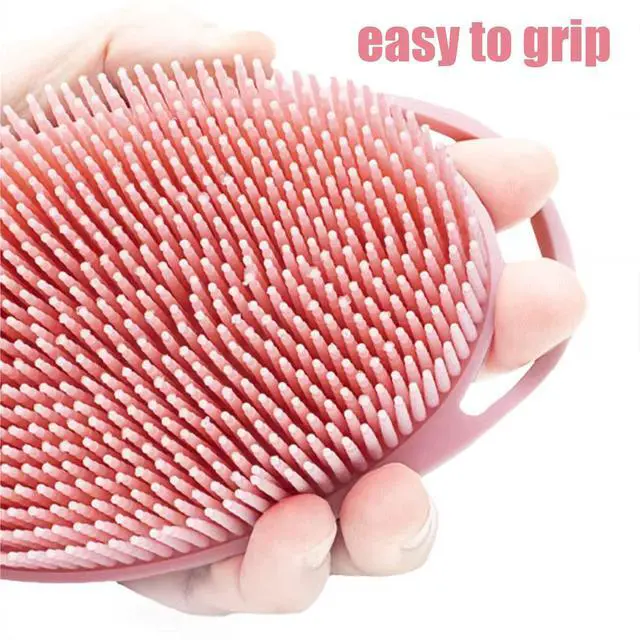 Alt view image 3 of 7 - Soft Exfoliating Body Bath Shower Scrubber - Silicone Body Brush, 3 Pack for Kids and Adults with All Kinds of Skin