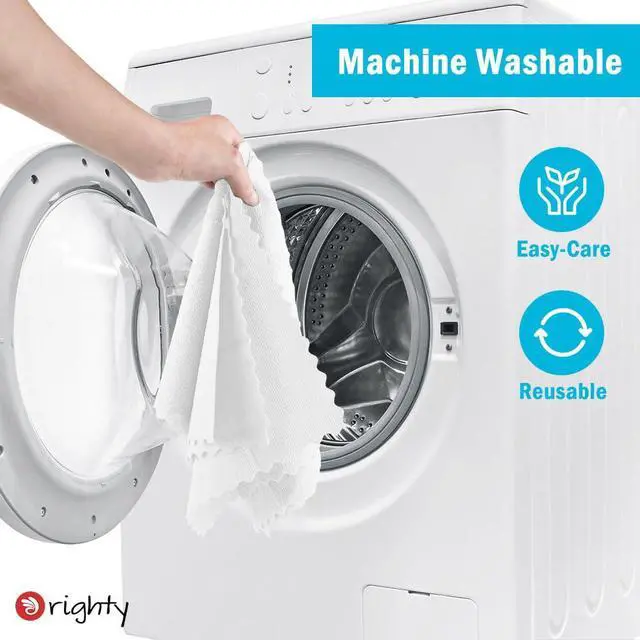 Alt view image 7 of 7 - Microfiber Cleaning Cloth Bulk, Shop Towels Shop Rags 50 Pack, Reusable Microfiber Cleaning Rags for Cars, Multi-Purpose Lint Free Towels for Home & Kitchen, 12x12 Inch, White