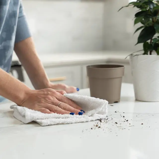 Alt view image 5 of 6 - Multipurpose Cotton Terry Cleaning Towels for Home, Automotive, and Garage, 14 Inch x 17 Inch, White, 24 Pack