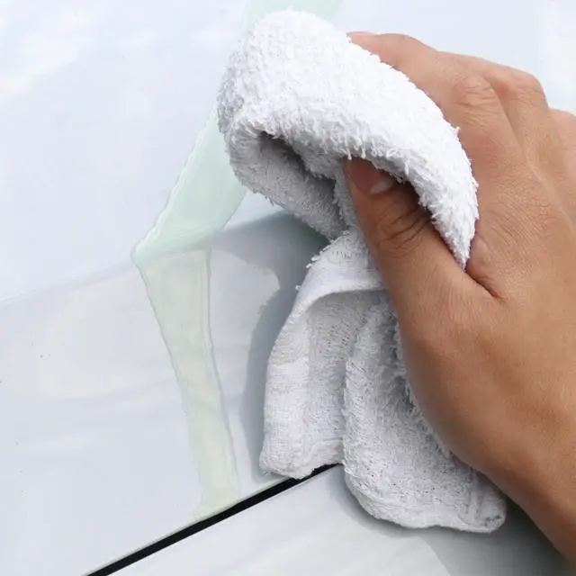 Alt view image 2 of 7 - TT60 Terry Cloth Rags, Pack of 60, 100% Cotton Cleaning Towels for Kitchen, Auto Shop and Bar Use, Absorbent Machine Washable, 14 x 17 in, White