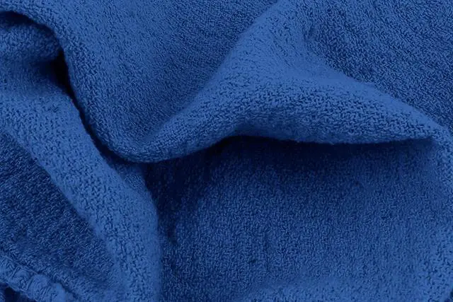 Alt view image 2 of 7 - Cotton Shop Rags (Pack of 150) Size 12x14 Inches Cleaning Rags Absorbent Shop Towels and Multipurpose Cleaning Towels for Automobiles, Industries, Garage and Homes (Blue)