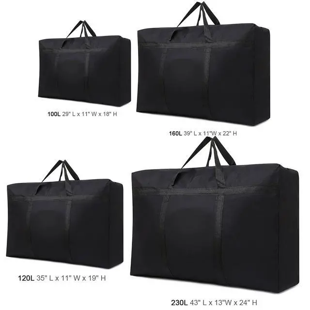 Alt view image 6 of 6 - Heavy Duty Storage Bag with Handles for Moving & Storage (60Gal - 1 Pack)