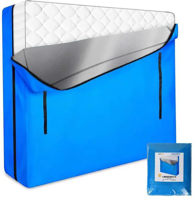 Main image of Mattress Bags for Moving and Storage, Zippered Mattress Storage Bag with 8 Strong Carrying Handles, Cover Moving Supplies Reusable Mattress Protector (King)